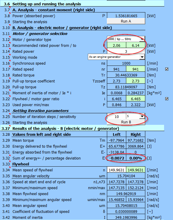 MITcalc Design and analysis of the flywheel.